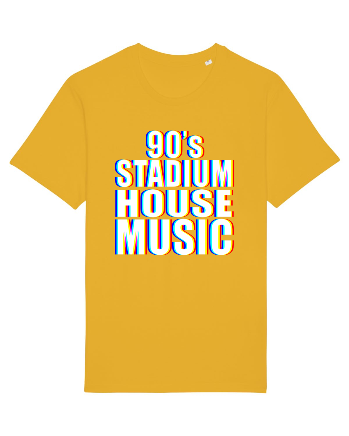 Tricou mânecă scurtă Unisex Rocker Spectra Yellow