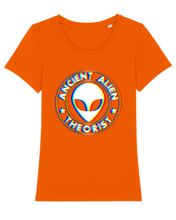 Ancient Alien Theorist Bright Orange