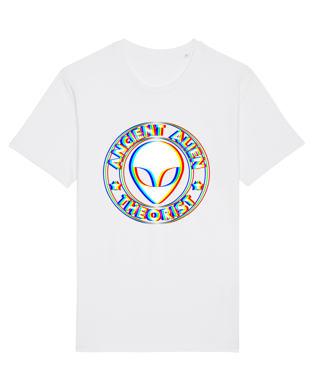 Tricou mânecă scurtă Unisex Rocker White