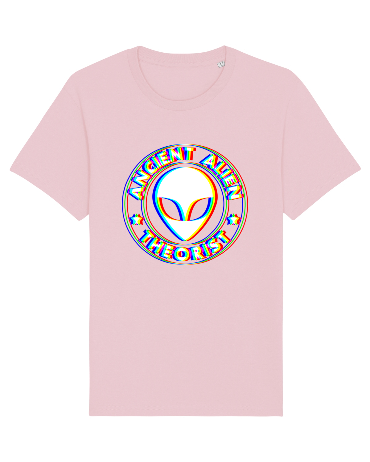 Tricou mânecă scurtă Unisex Rocker Cotton Pink