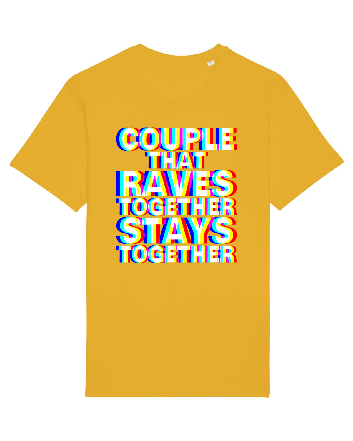 Tricou mânecă scurtă Unisex Rocker Spectra Yellow