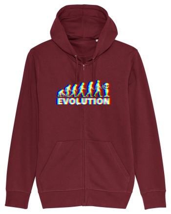 Evolution Alien Extraterrestrial Burgundy