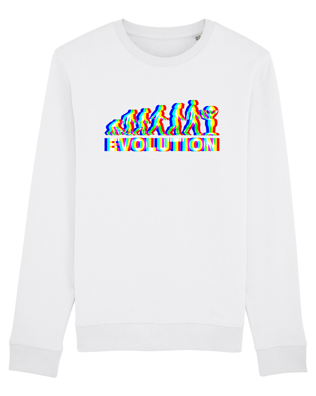 Bluză mânecă lungă Unisex Rise White