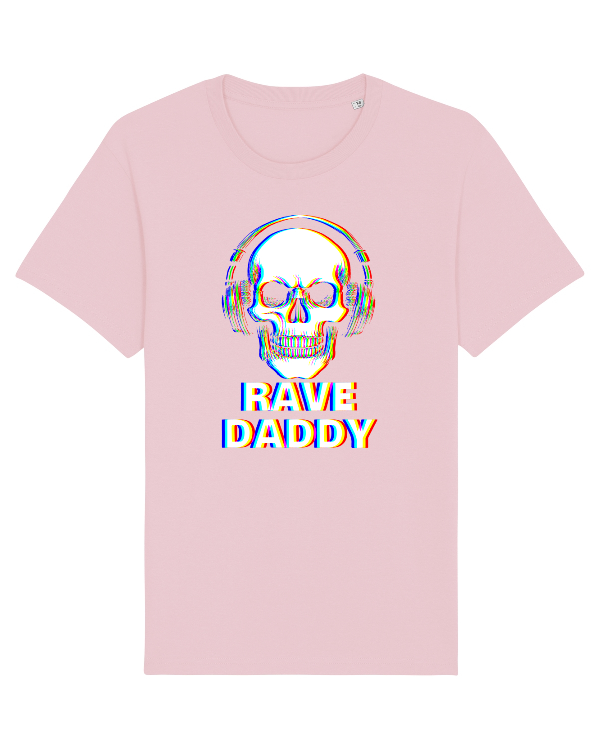 Tricou mânecă scurtă Unisex Rocker Cotton Pink
