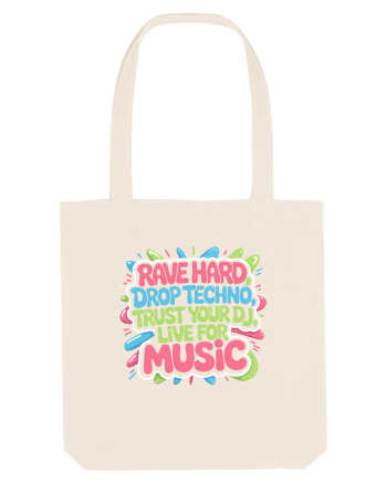 Rave Hard Drop Techno Trust Your DJ Live For Music Natural