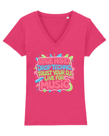 Rave Hard Drop Techno Trust Your DJ Live For Music Raspberry