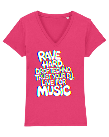 Rave Hard Drop Techno Trust Your DJ Live For Music Raspberry