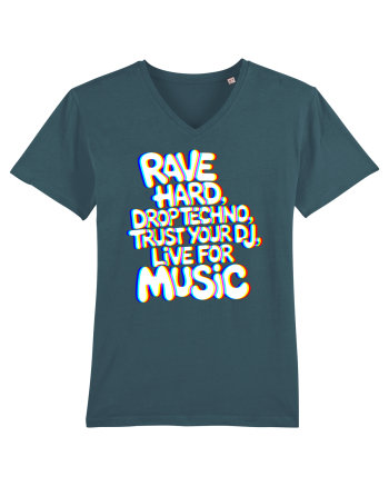 Rave Hard Drop Techno Trust Your DJ Live For Music Stargazer
