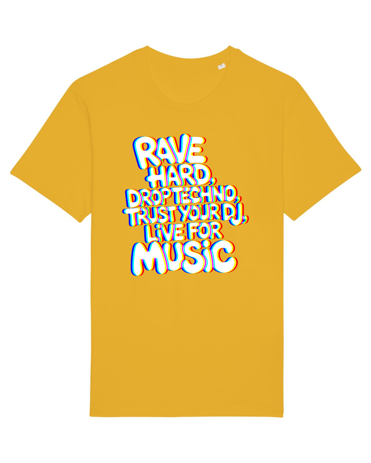 Tricou mânecă scurtă Unisex Rocker Spectra Yellow