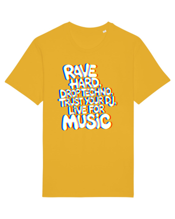 Rave Hard Drop Techno Trust Your DJ Live For Music Spectra Yellow