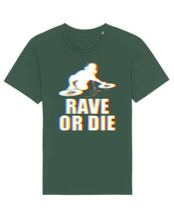 Rave Or Die Psychedelic DJ Bottle Green