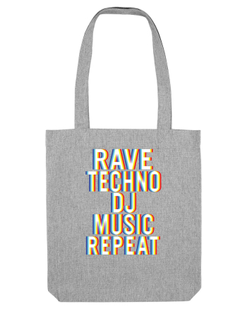 Rave Techno DJ Music Repeat Heather Grey