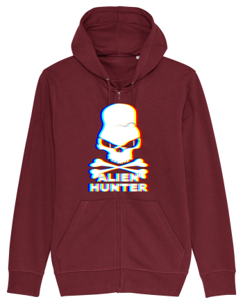 Skull Alien Hunter Burgundy
