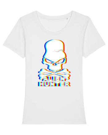 Skull Alien Hunter White