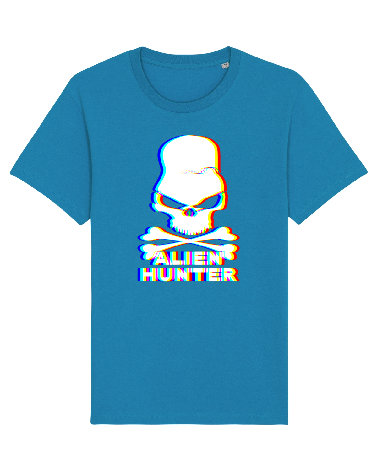 Tricou mânecă scurtă Unisex Rocker Azur