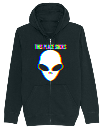 This Place Sucks Alien Black