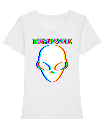 This Place Sucks Alien White