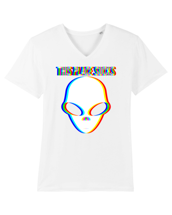 This Place Sucks Alien White