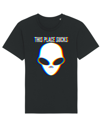 This Place Sucks Alien Black