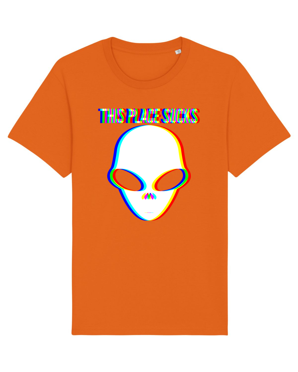 Tricou mânecă scurtă Unisex Rocker Bright Orange