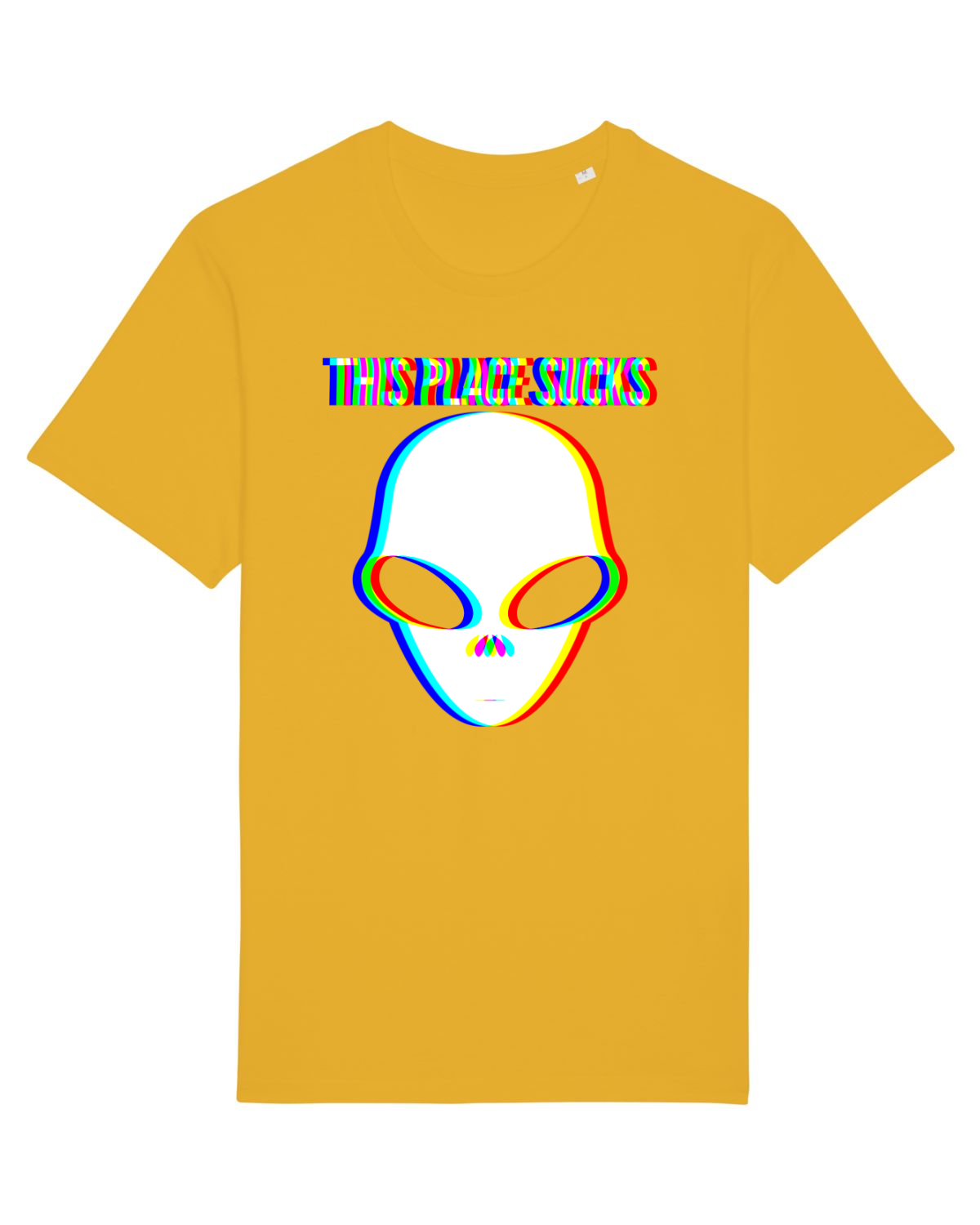 Tricou mânecă scurtă Unisex Rocker Spectra Yellow