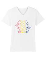 ROMANIA Tricou mânecă scurtă guler V Bărbat Presenter