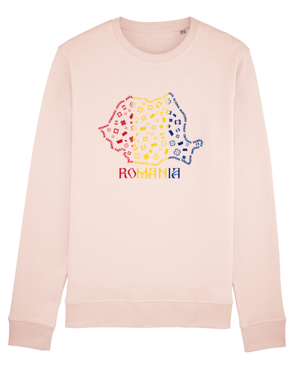 Bluză mânecă lungă Unisex Rise Candy Pink