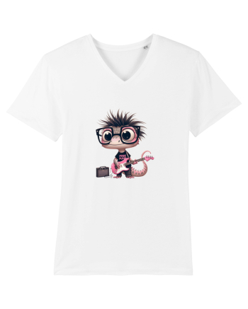 Pink Punk -lizard 1 White