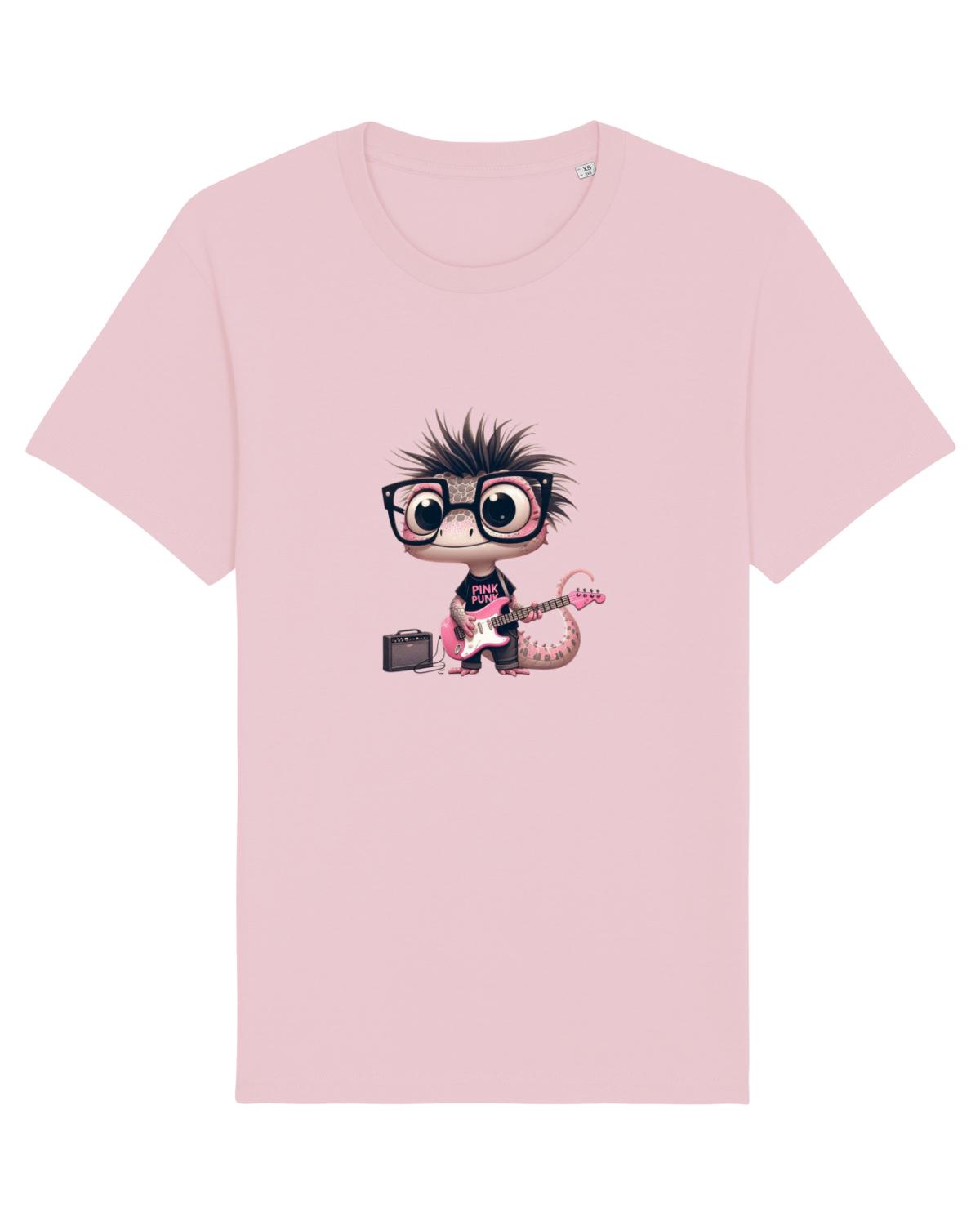 Tricou mânecă scurtă Unisex Rocker Cotton Pink