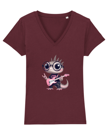 Pink Punk -lizard 2 Burgundy