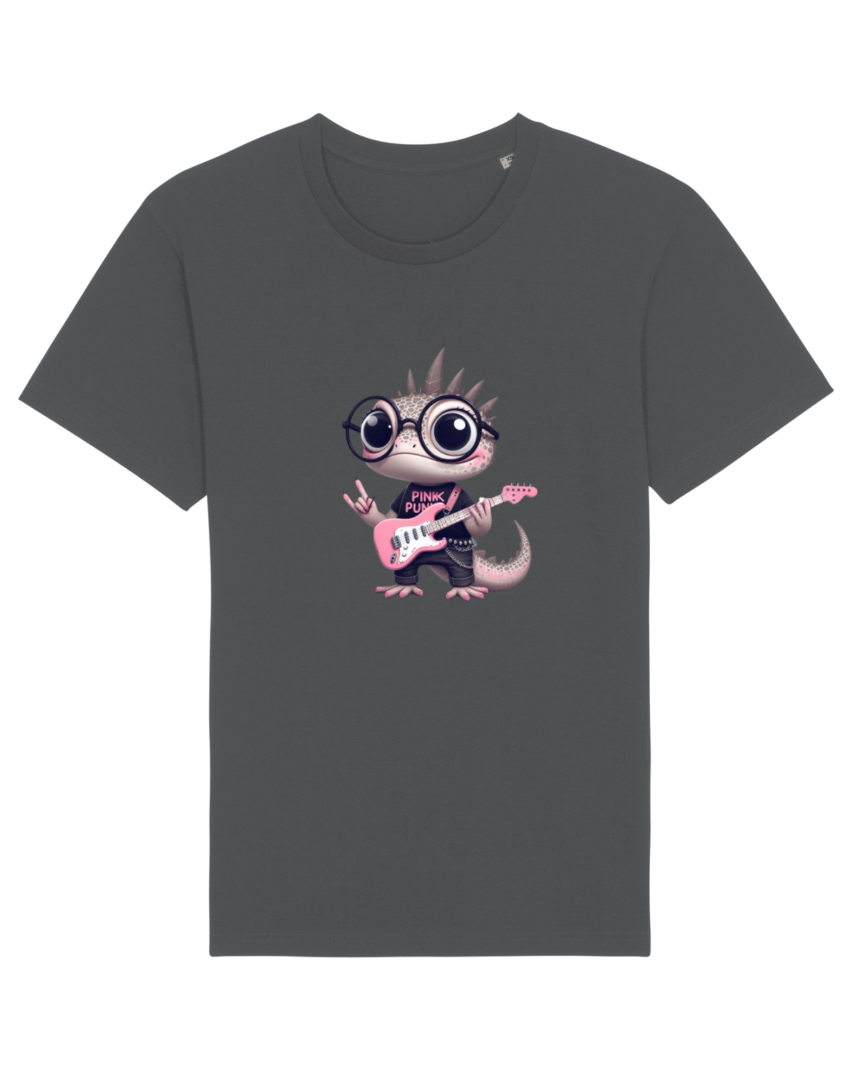 Tricou mânecă scurtă Unisex Rocker Anthracite