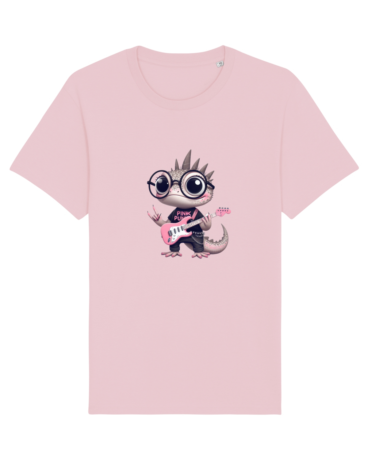 Tricou mânecă scurtă Unisex Rocker Cotton Pink