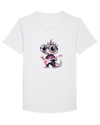 Pink Punk -lizard 2 White