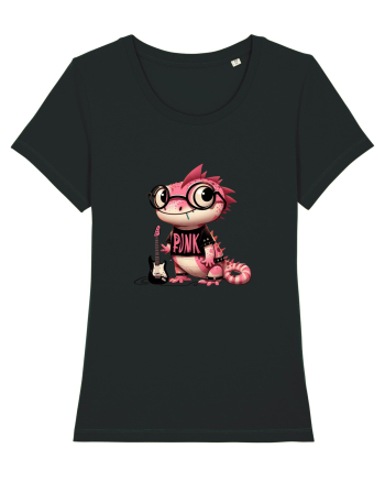 Pink Punk -lizard 3 Black
