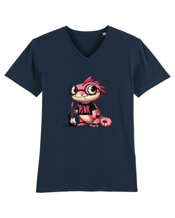 Pink Punk -lizard 3 French Navy