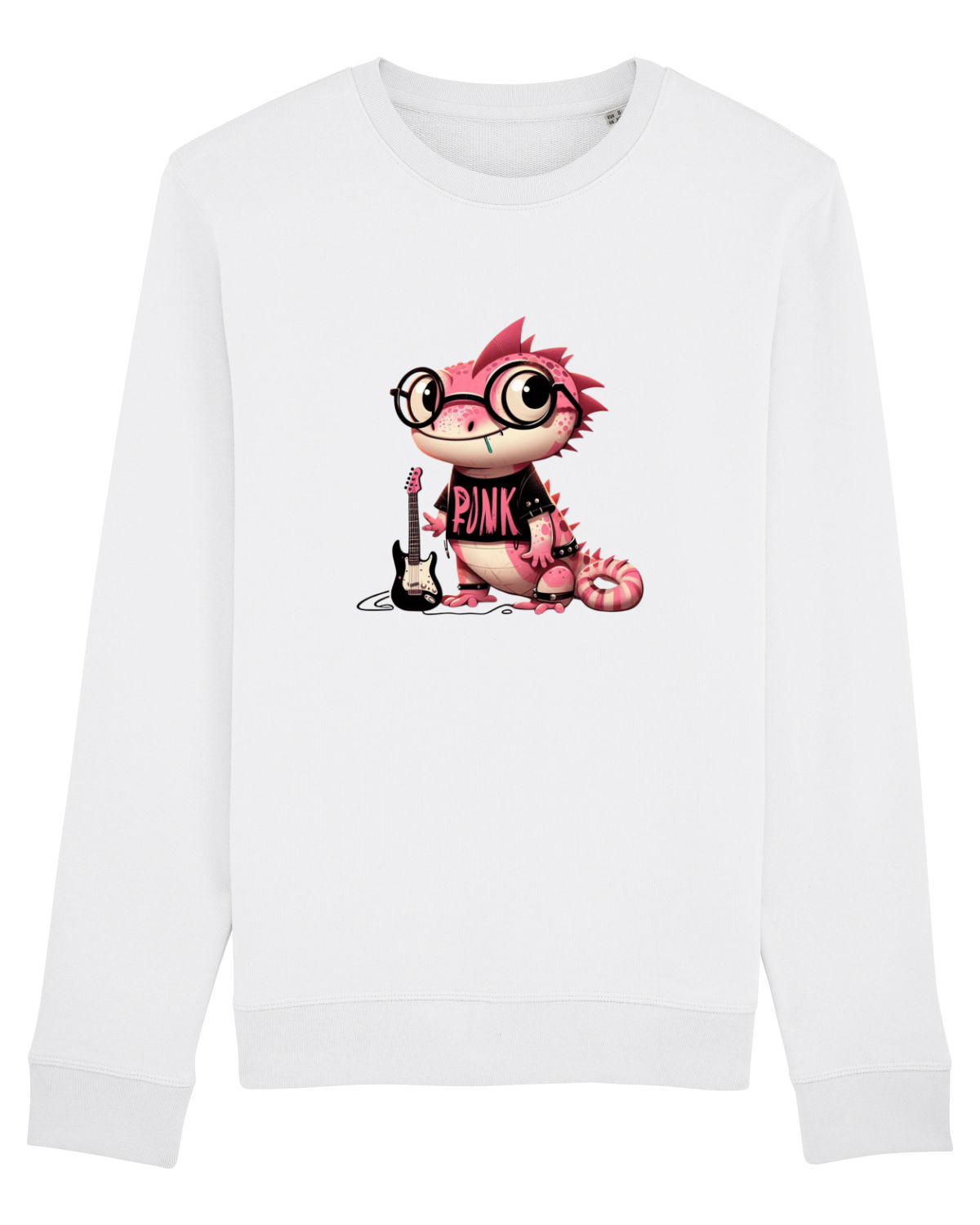 Bluză mânecă lungă Unisex Rise White