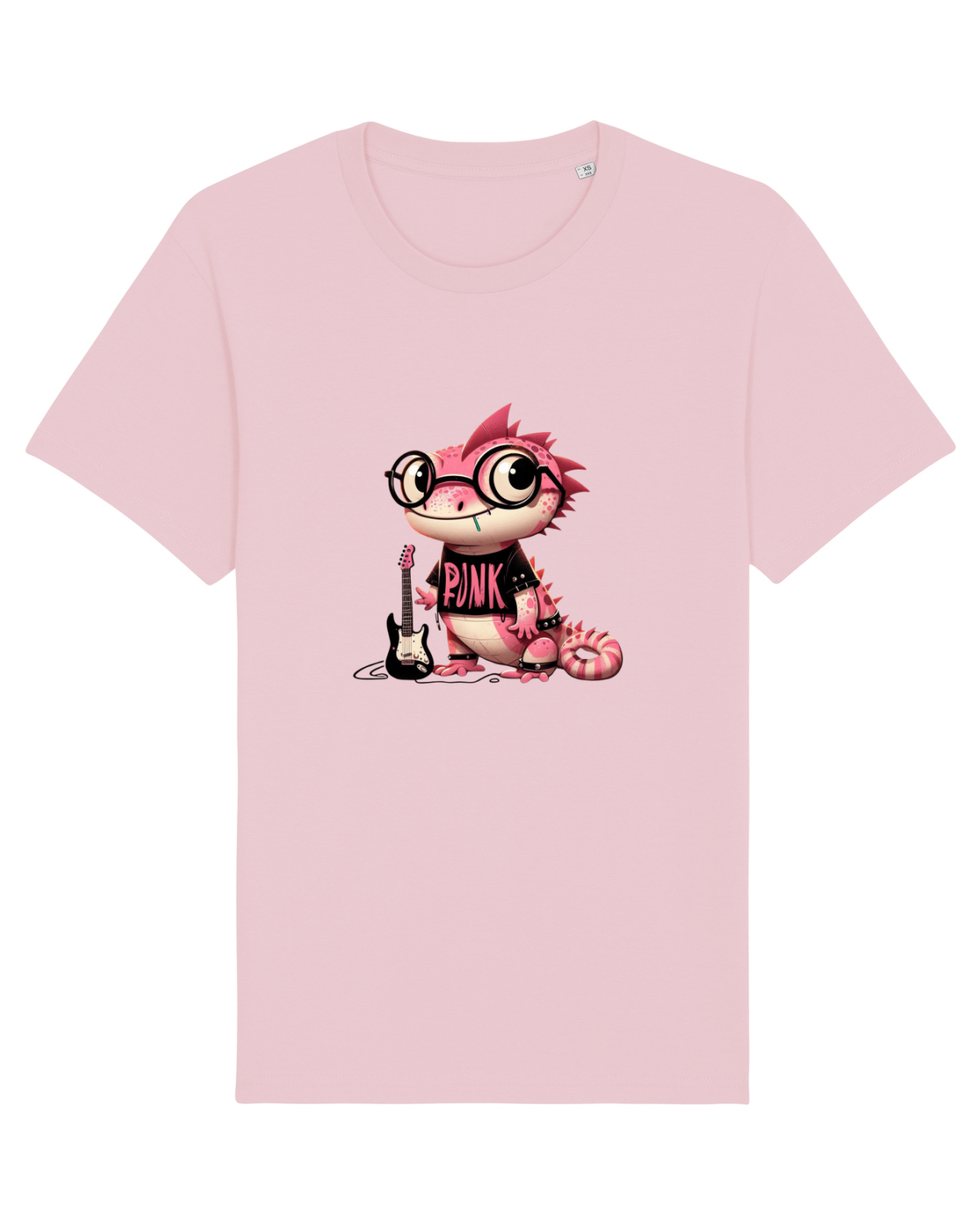 Tricou mânecă scurtă Unisex Rocker Cotton Pink