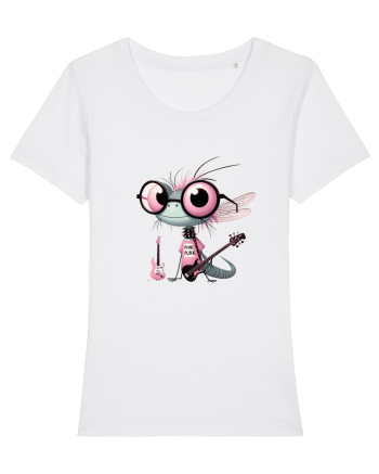 Pink Punk -dragonfly 2 White