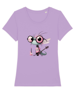 Pink Punk -dragonfly 2 Tricou mânecă scurtă guler larg fitted Damă Expresser
