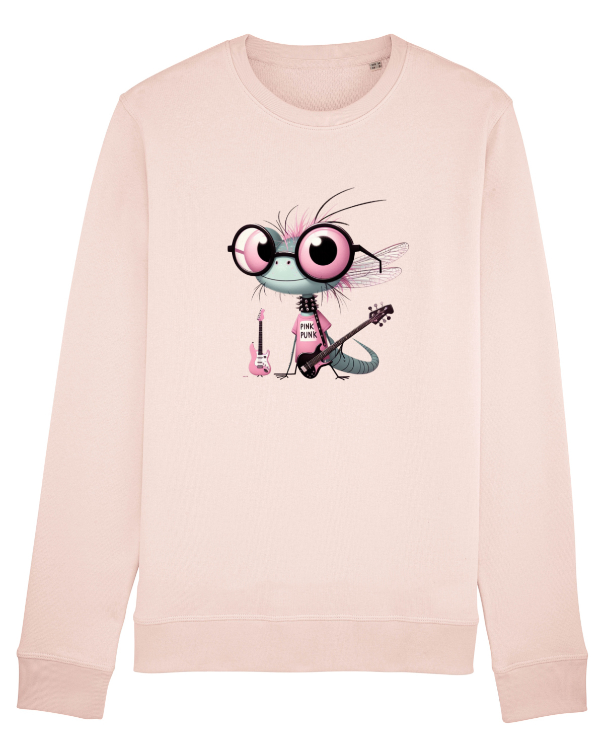 Bluză mânecă lungă Unisex Rise Candy Pink