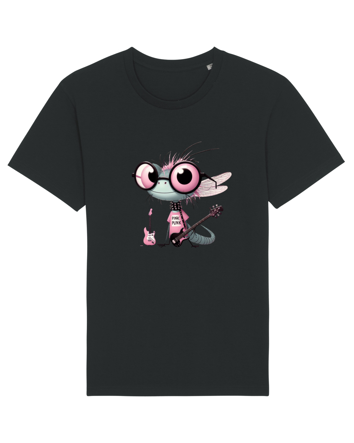 Tricou mânecă scurtă Unisex Rocker Black