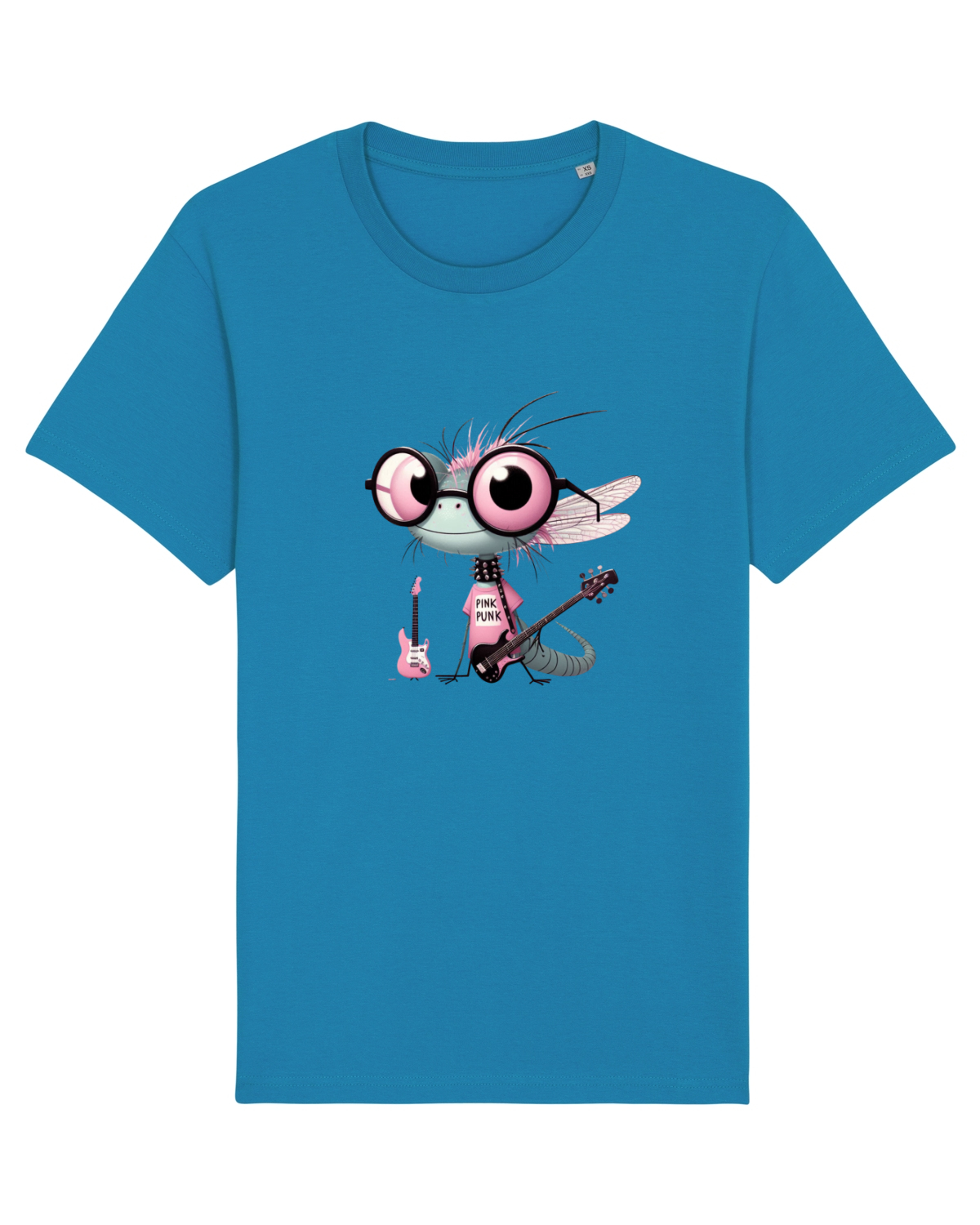 Tricou mânecă scurtă Unisex Rocker Azur