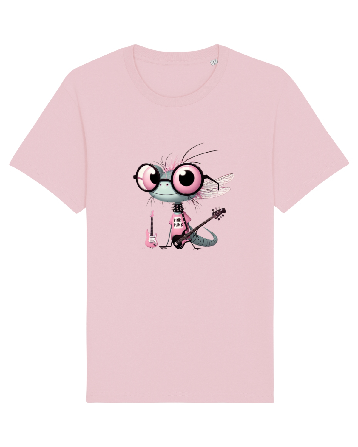 Tricou mânecă scurtă Unisex Rocker Cotton Pink