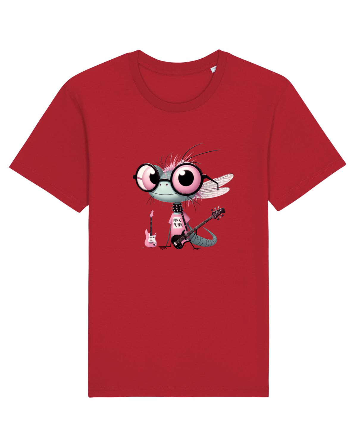 Tricou mânecă scurtă Unisex Rocker Red