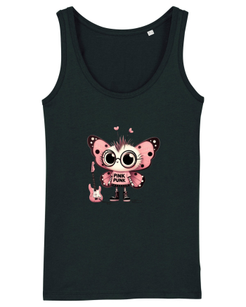 Pink Punk -butterfly 1 Black
