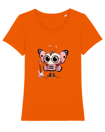 Pink Punk -butterfly 1 Bright Orange