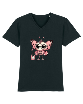 Pink Punk -butterfly 1 Black