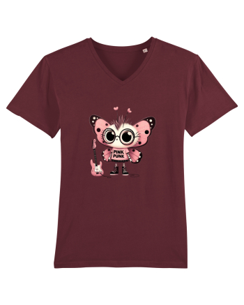 Pink Punk -butterfly 1 Burgundy