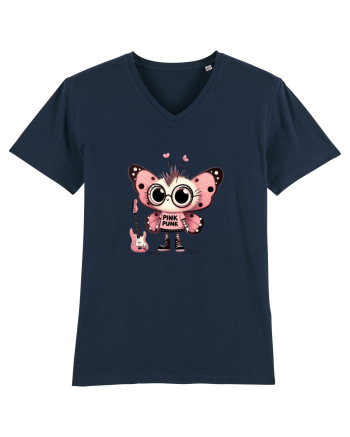 Pink Punk -butterfly 1 French Navy