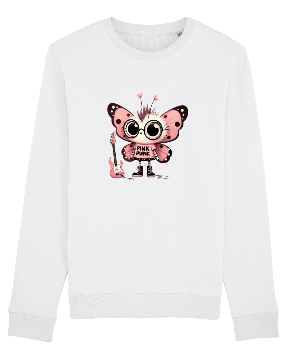 Bluză mânecă lungă Unisex Rise White